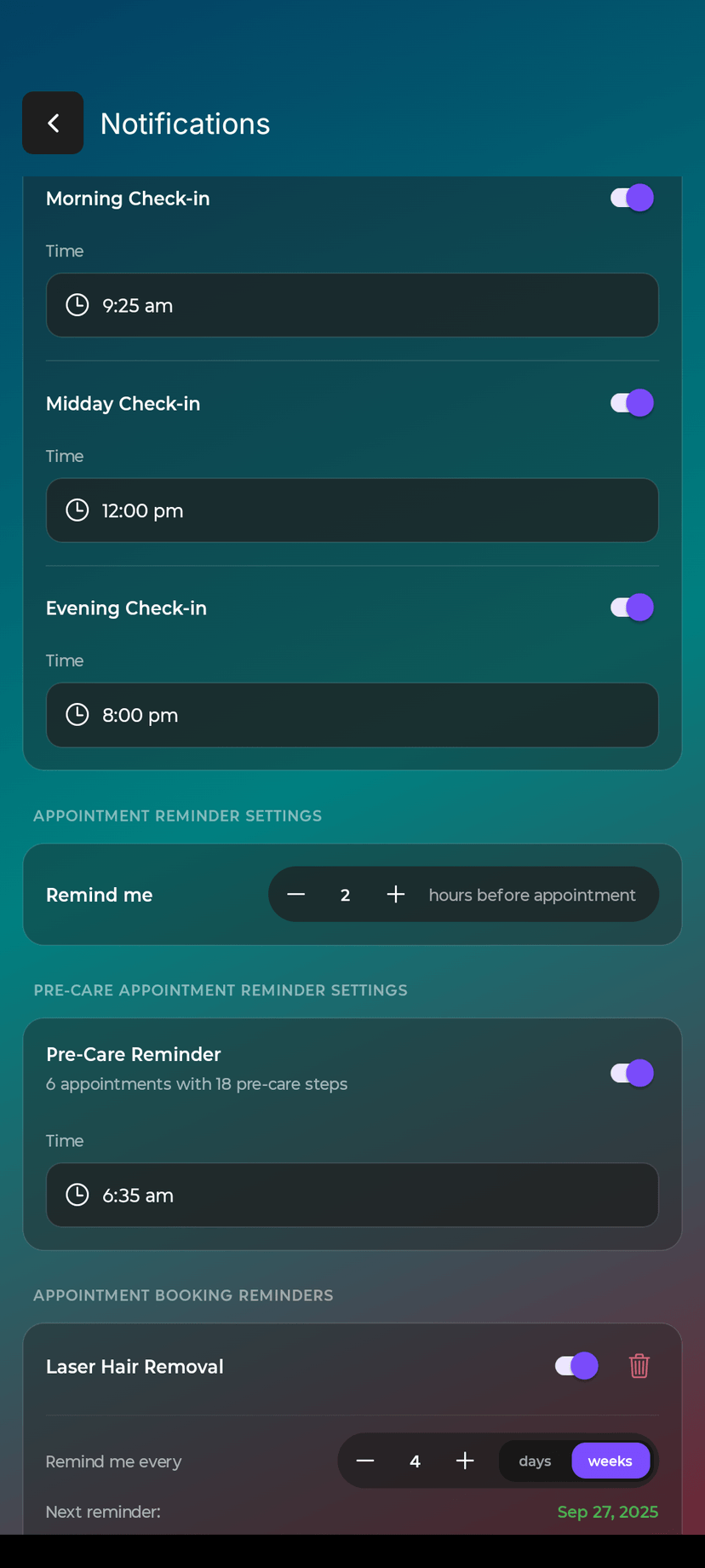 Intelligent Scheduling